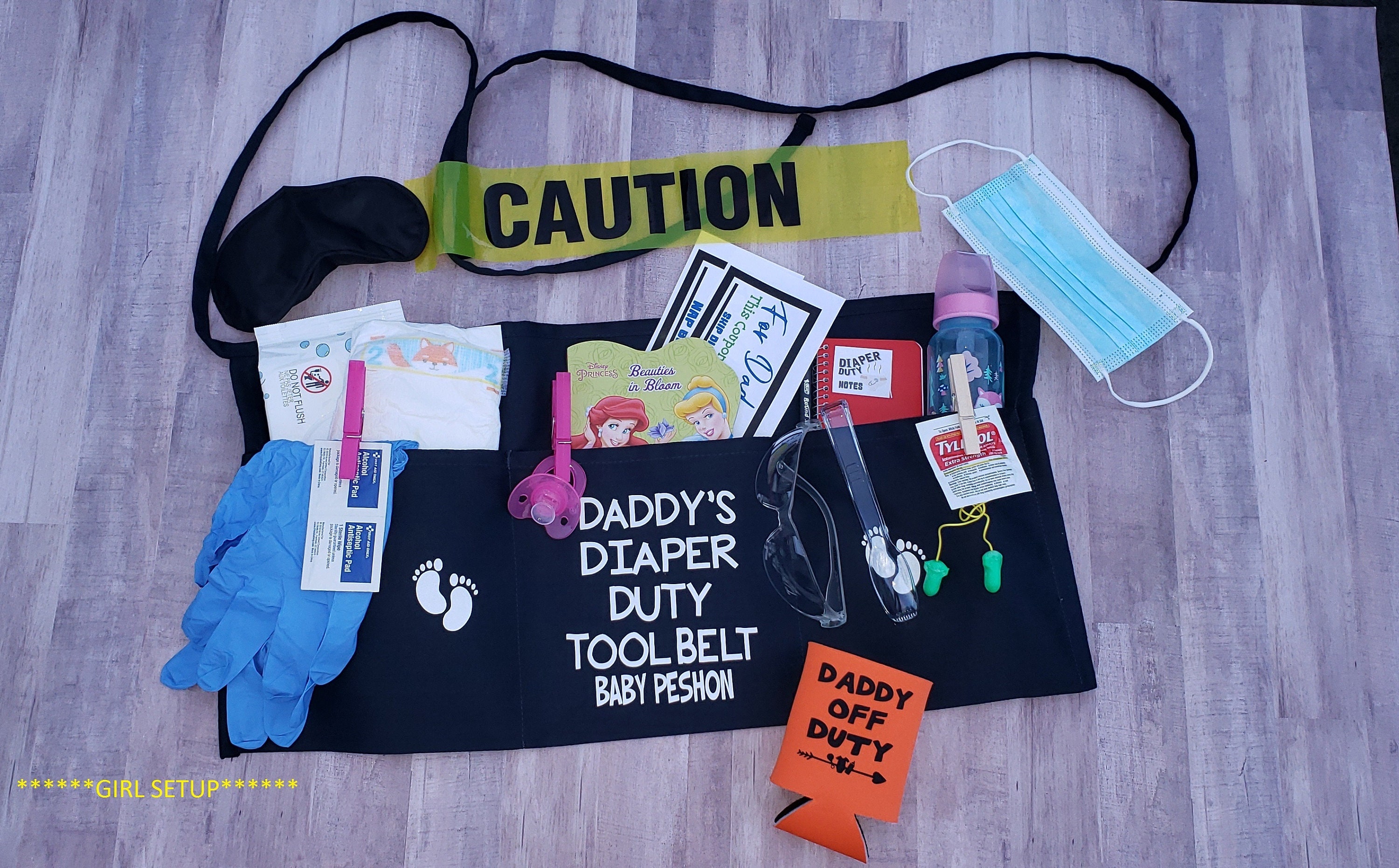 Gift for Dad Survival Kit | Custom Daddy | Baby Gag Shower or Newborn