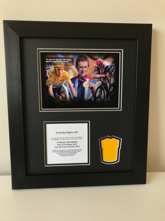 bradley wiggins signed jersey