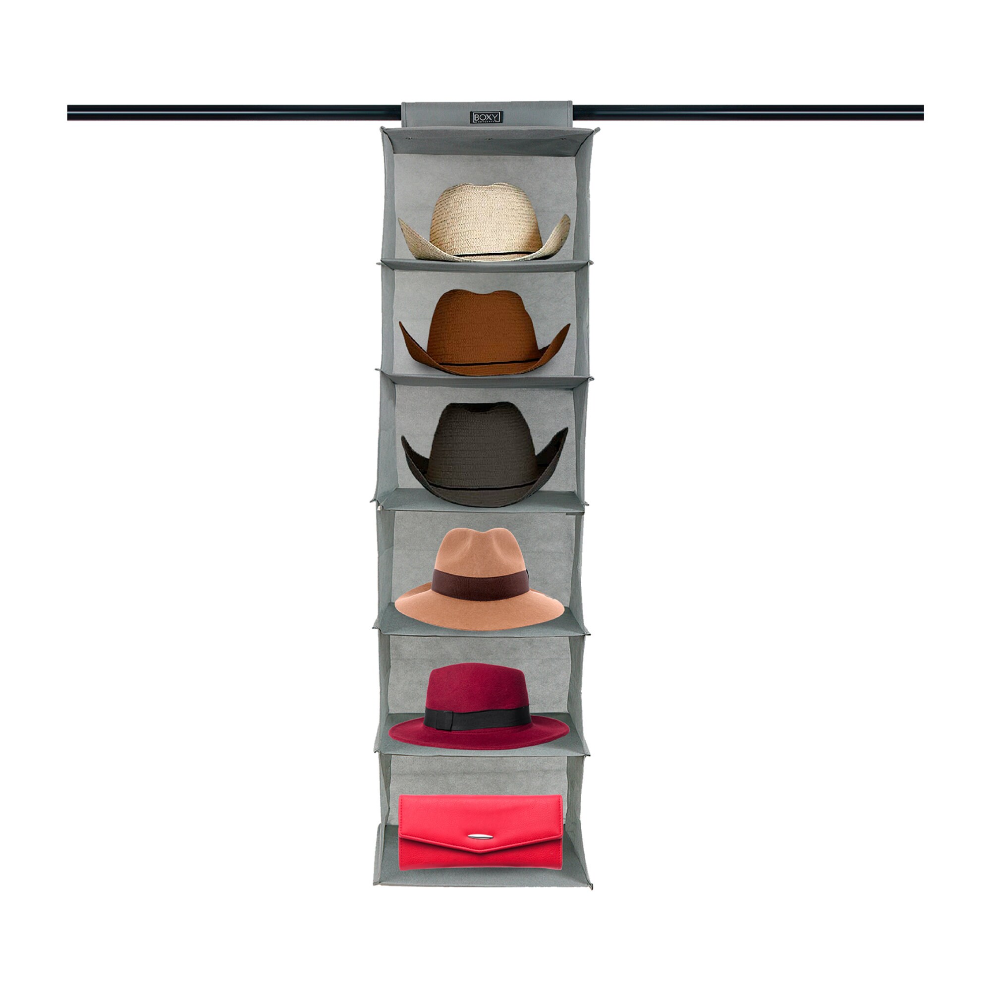 Boxy Concepts Cowboy Hat Rack for Closets 6 Shelves Closet Etsy