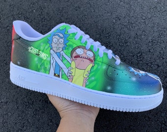 rick and morty sneakers nike