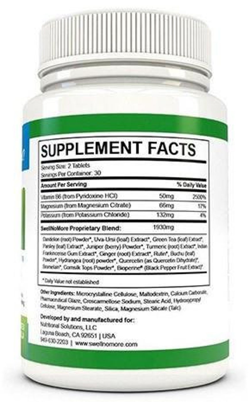 SwellNoMore 3 Pack Reduces Edema Swelling including Swollen Etsy