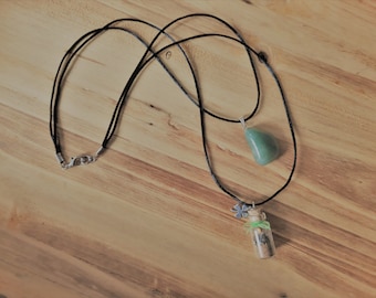 Good Luck & Fortune Spell Bottle Necklace