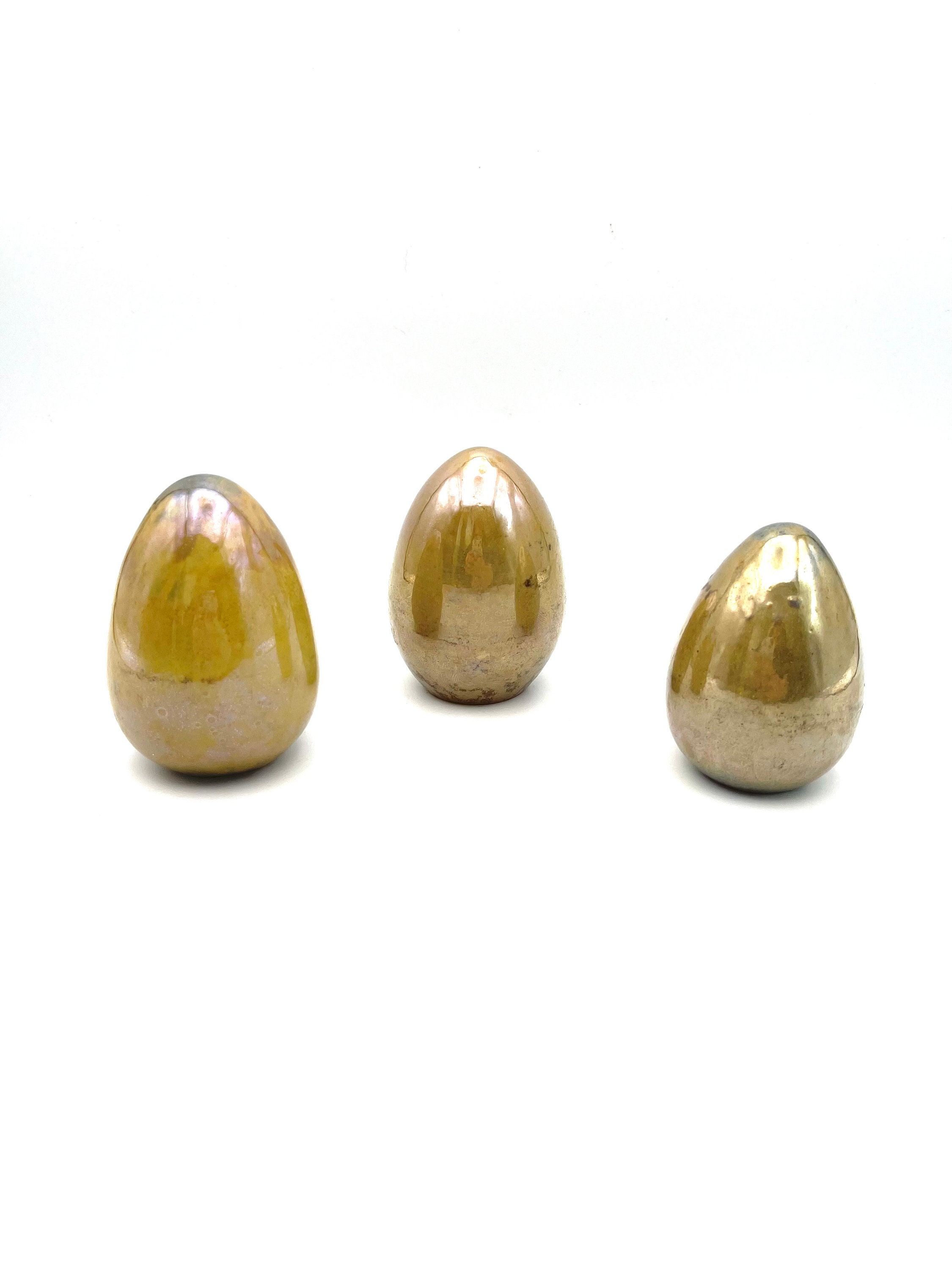 Golden Glass Eggs Willy Wonka Golden Glass Eggs GLASS EGGS Etsy