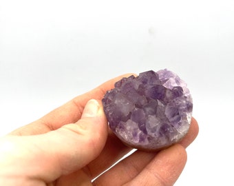 Amethyst Cylinder Core Cluster, Real Amethyst Geode Core Piece, Crystal Cluster