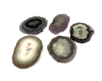 Stalactite Crystal Slices, Stalactite Gemstone, Crystal, Cave Icicles  Amethyst Quartz Agate