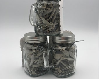 Dried Sage and Lavender for Burning in jar DRIED SAGE LAVENDER herbs for burning in glass jar