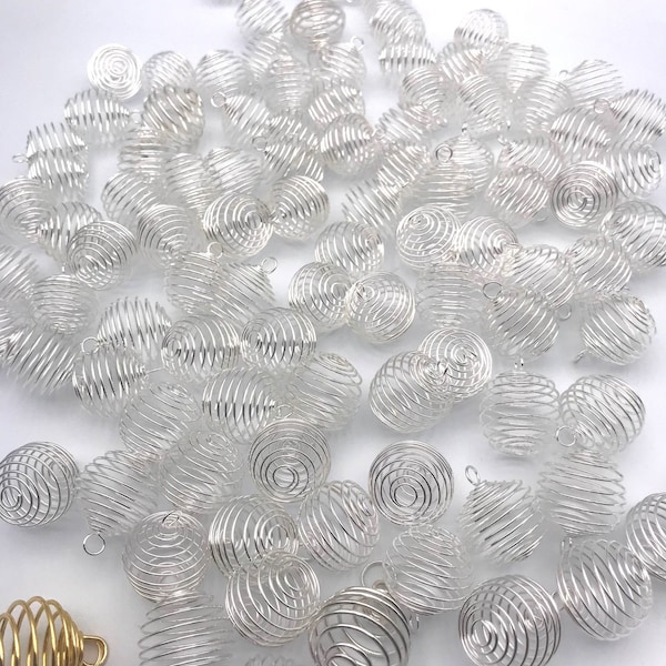 Wire Cage for Crystals Etsy