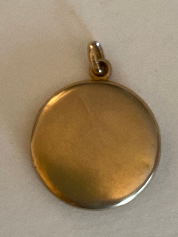 10 k Antique solid gold locket - image 3