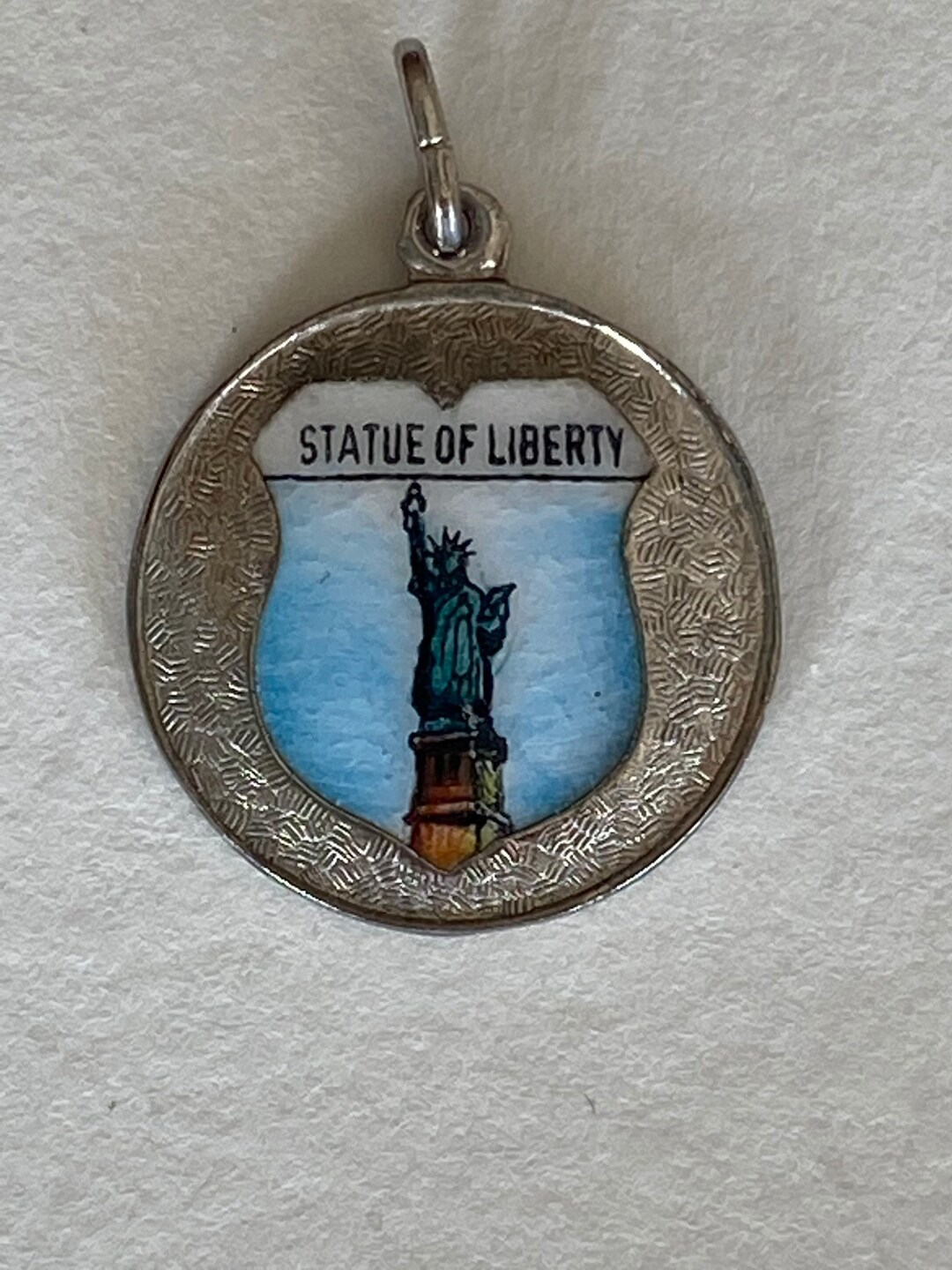 Sterling Silver Statue of Liberty Charm Etsy