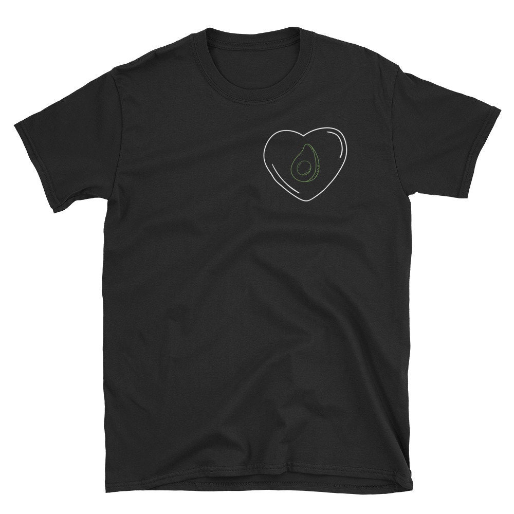 Avocado Shirt Short-sleeve Unisex T-shirt Heart Full of Avocado, Tank ...
