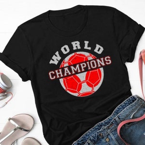 US Woman Soccer Team World Champions T Shirt Proud To Play USA Soccer Short-Sleeve Unisex T-Shirt, Tank Top, Sweatshirt, Hoodie