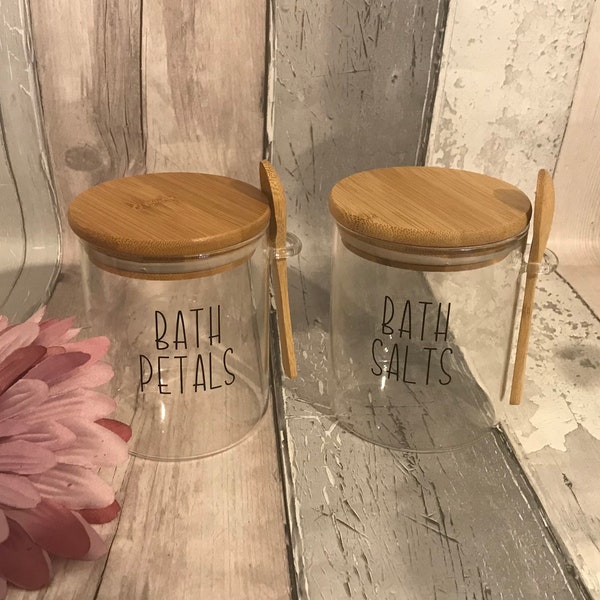 Bath Room Labels, Bath Salt Label, Bath Petals Label, Gifts for her, Decal Labels, Decal Stickers, Create your own