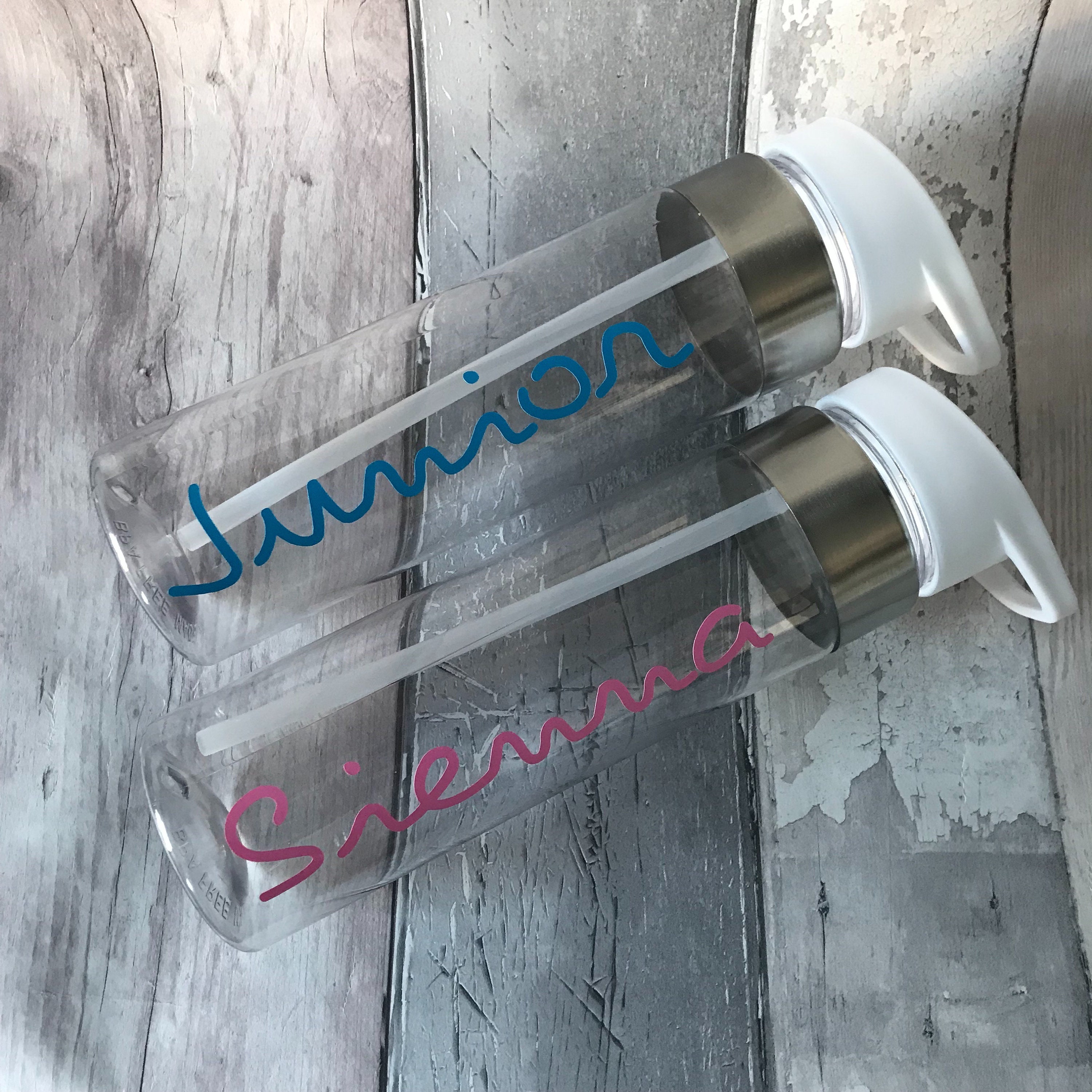 Water Bottle Decal Water Bottle Vinyl Sticker Name Decal Etsy