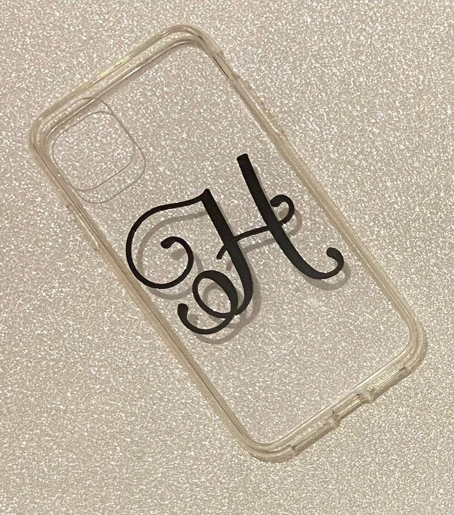 Personalised Phone Label Phone Name Label Initial Label Etsy