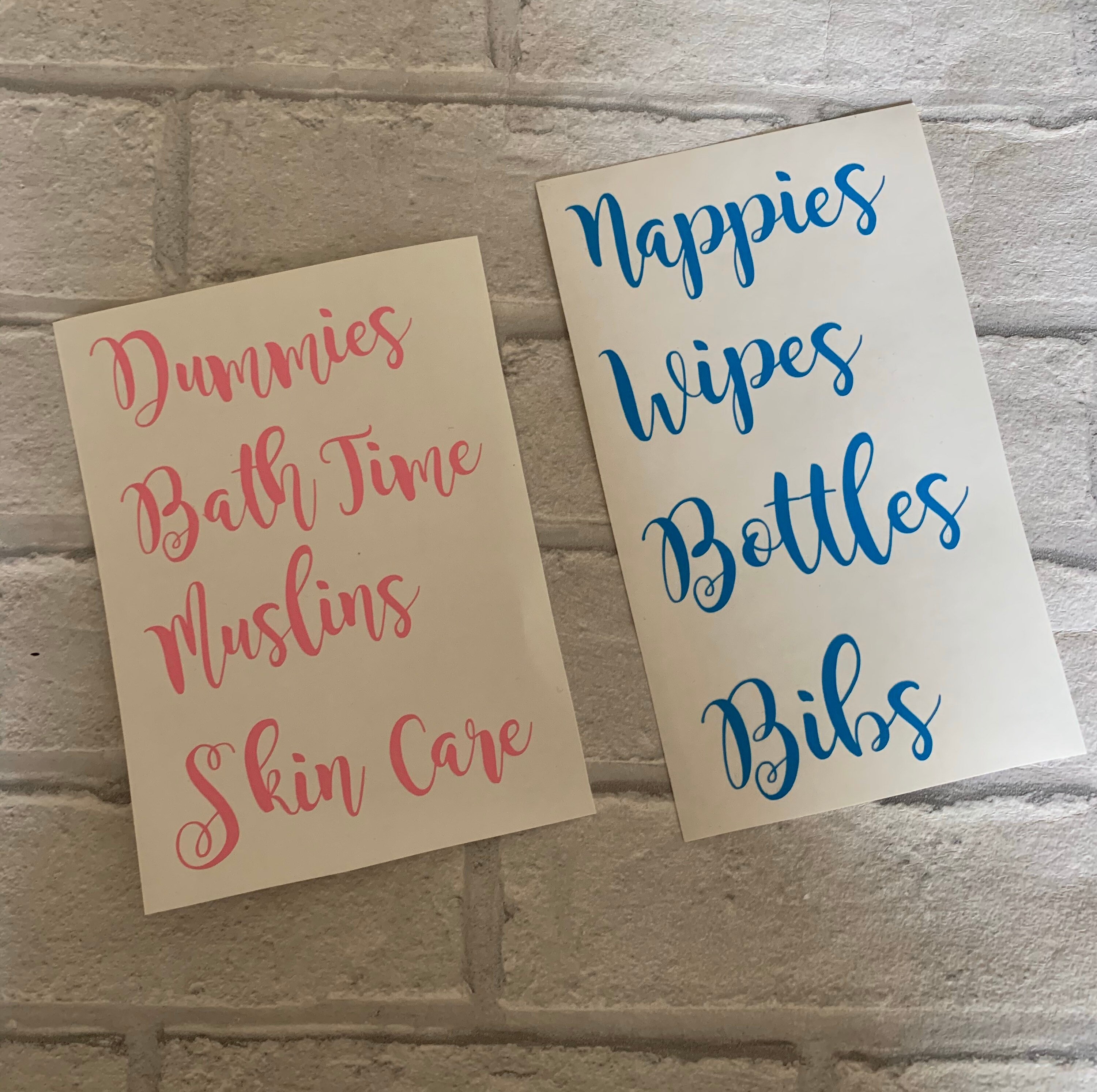 Baby Set Labels Storage Labels Organising Labels Vinyl Etsy UK