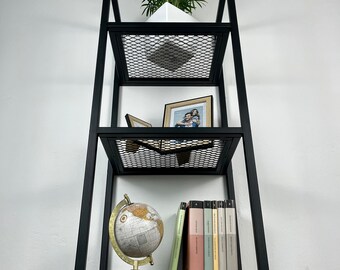 Floating shelves black, Floating shelf metal, Wall hanging shelf steel, Wall shelves, Display shelf, Book shelf, Wall Organizer, Storage