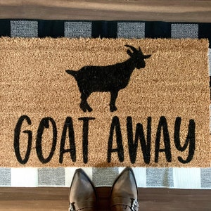 Goat Away Outdoor Coir Door Mat
