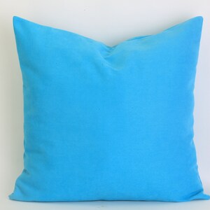 Blue Pillow / Pillow Covers / Blue Cushion / Solid Pillow / Blue Throw Pillow / Blue Pillow Case / Gifts