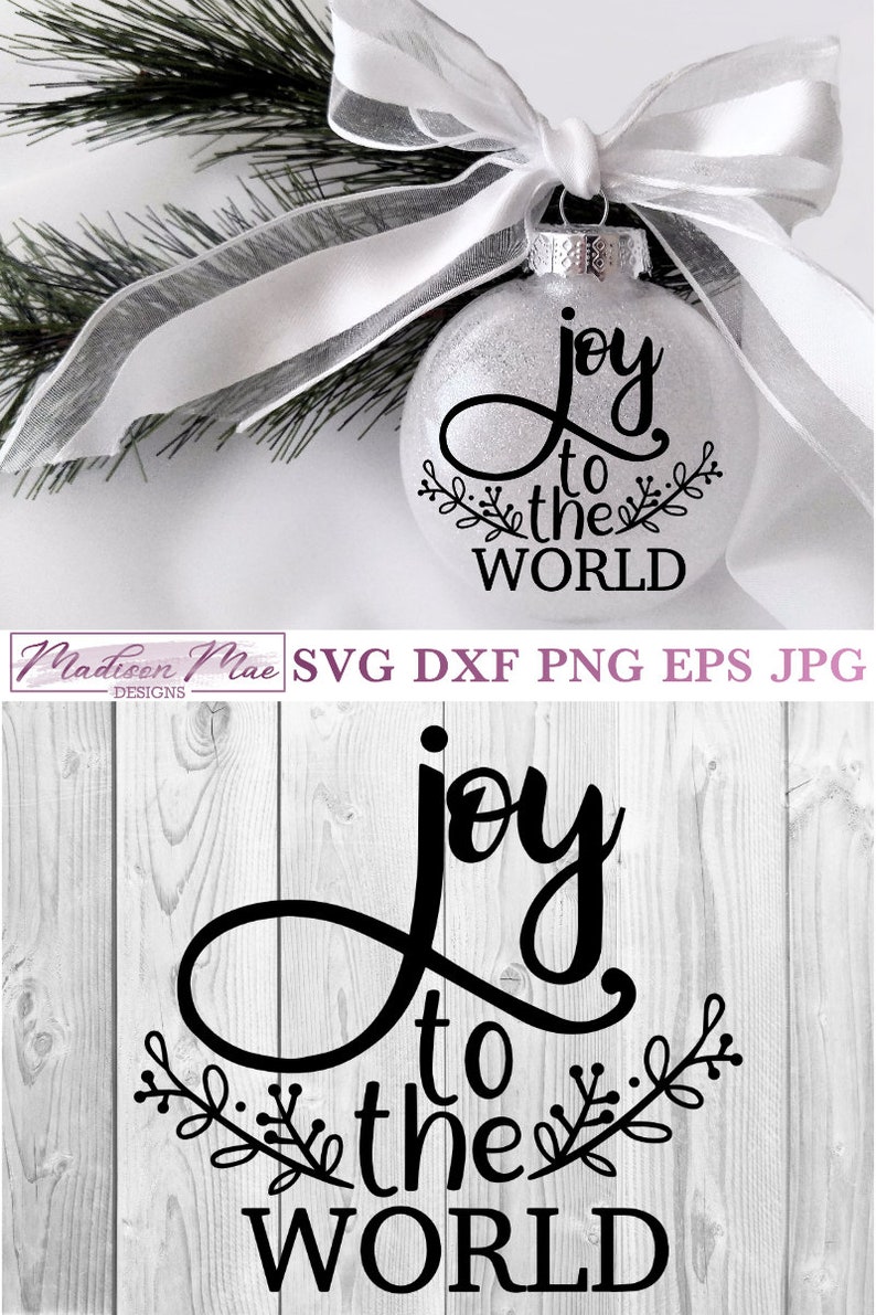 Download Christmas SVG Joy To The World Digital Cut File for Cricut ...