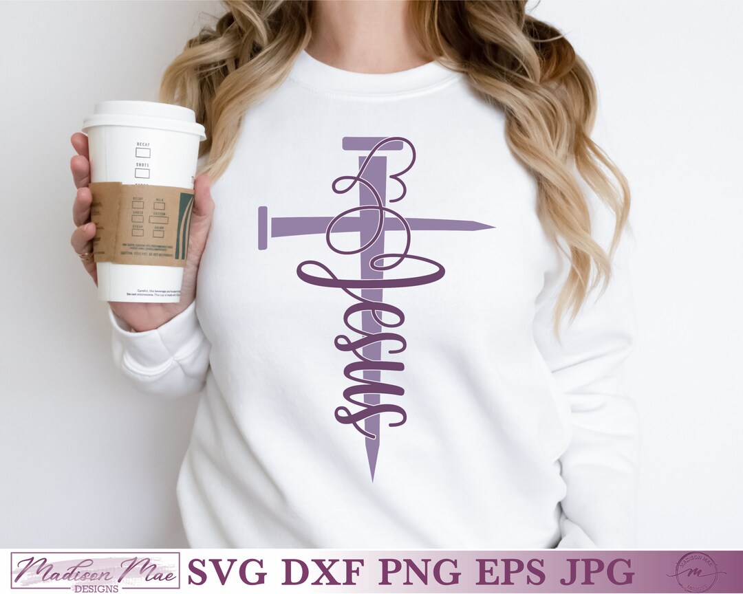 Jesus Christian Cross SVG for Cricut Silhouette and Scan N - Etsy UK