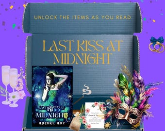 Themed book box for Last Kiss At Midnight by Rachel Roy