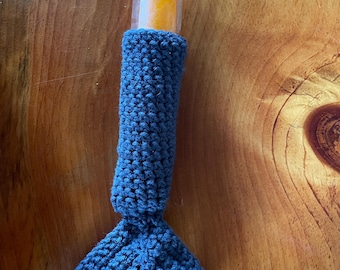 Crocheted Mermaid Tail Ice Pop gift – Handcrafted Freezer Pop Holder