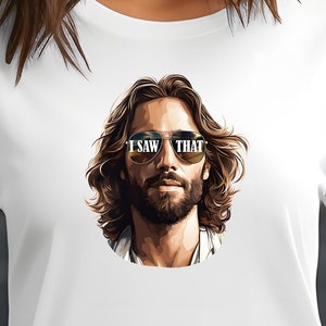 J’ai vu que Jésus Png, drôle j’ai vu ce Png, drôle chrétien Png, cadeaux religieux Png, drôle Jésus Png, Meme Jesus Png