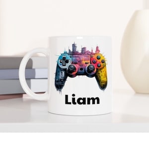 Personalized Gamer Mug, Gamer Gifts, Gift for Gamer, Gamer Coffee Mug, Gaming Mug, Birthday Gift (T-shirt or Hoodie available on request)