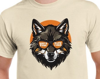Wolf Pack Shirt, Unisex Wolf Pack Tee, Matching Shirts, Wolf Pack T-shirt, Wolf Lover Shirt (Hoodie or Sweatshirt available on request)