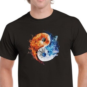Yin Yang T-Shirt, Yoga Gift, Meditation Shirt, Yin Yang Tee, Yin and Yang Sign Shirt, Balance Symbol, Yoga Shirt