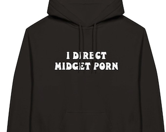 Sudadera con capucha para hombre Midget P*rn, sudadera con capucha con texto divertido, sudadera con capucha de broma para adultos, sudadera con capucha con humor novedoso, sudadera con capucha unisex clásica