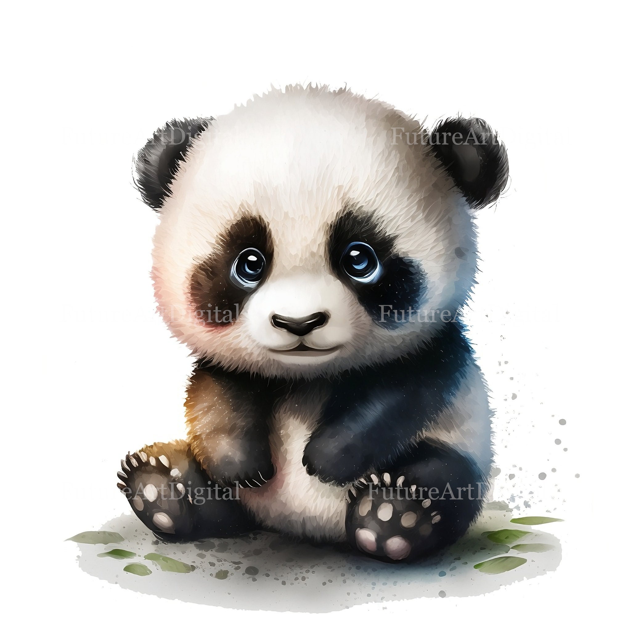 Watercolor Panda Sublimation Png Graphic by Orange Peafowl Art · Creative  Fabrica
