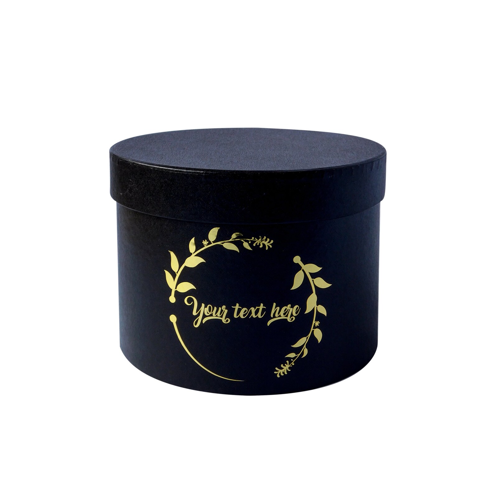 Custom Hat Box for Floral Arrangements Personalised Round Etsy UK