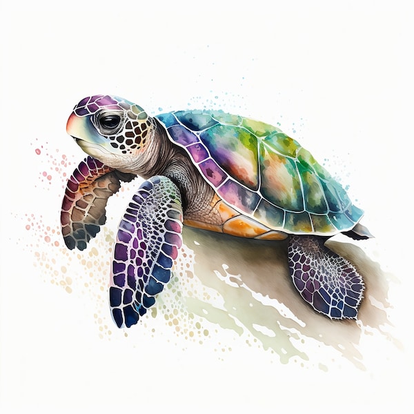 Sea Turtle Wall Art - Etsy