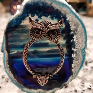 Owl Night Light, Agate Night Light, Geode Night Light, Agate Slice Night Light, Mystical Night Light, Magical Night Light