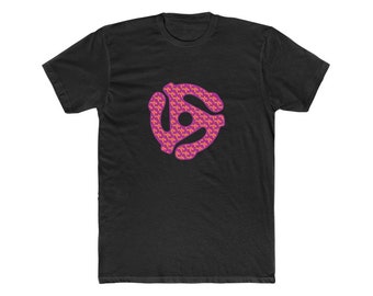 45 Record Spindle Adaptor (Disco Version) - Men's Crew Tee