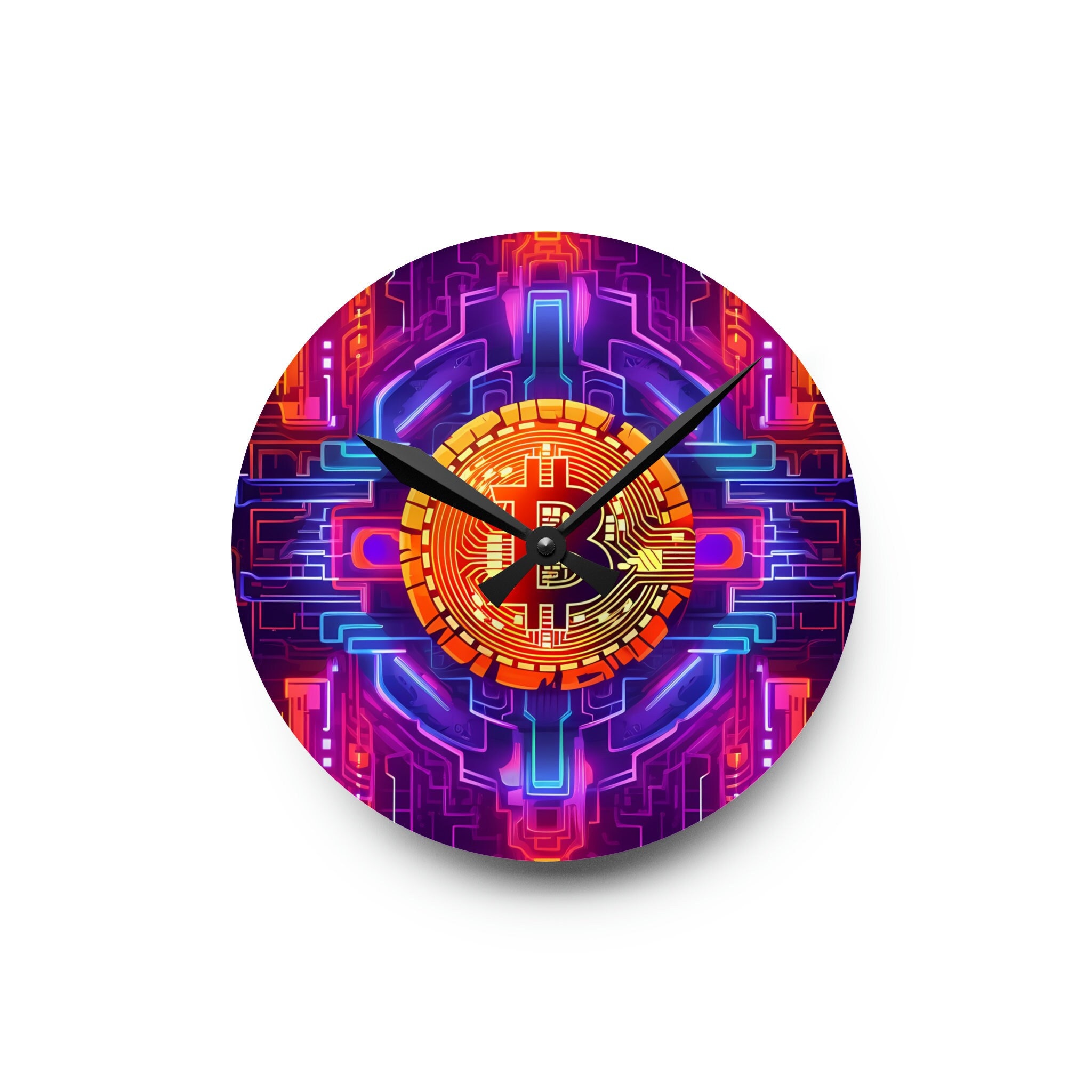 ビットコイン クロック - アクリル製壁掛け時計 | ビットコイン クロック | 暗号通貨保有者へのギフト | ビットコイン ユーザーへのギフト |  暗号通貨 クロック | ビットコイン ギフト - Etsy 日本