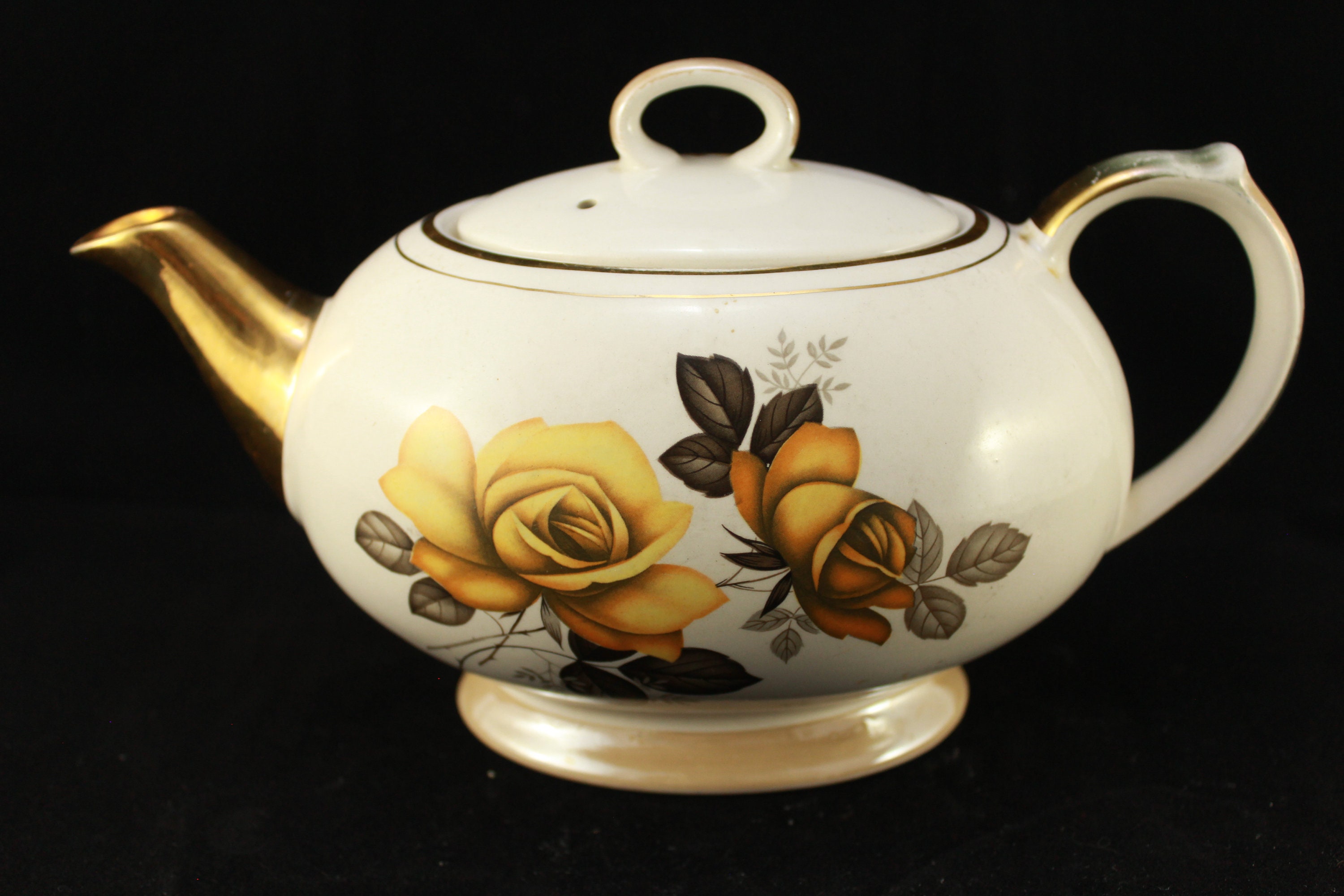 Vintage Gibsons Staffordshire Teapot made in England Etsy