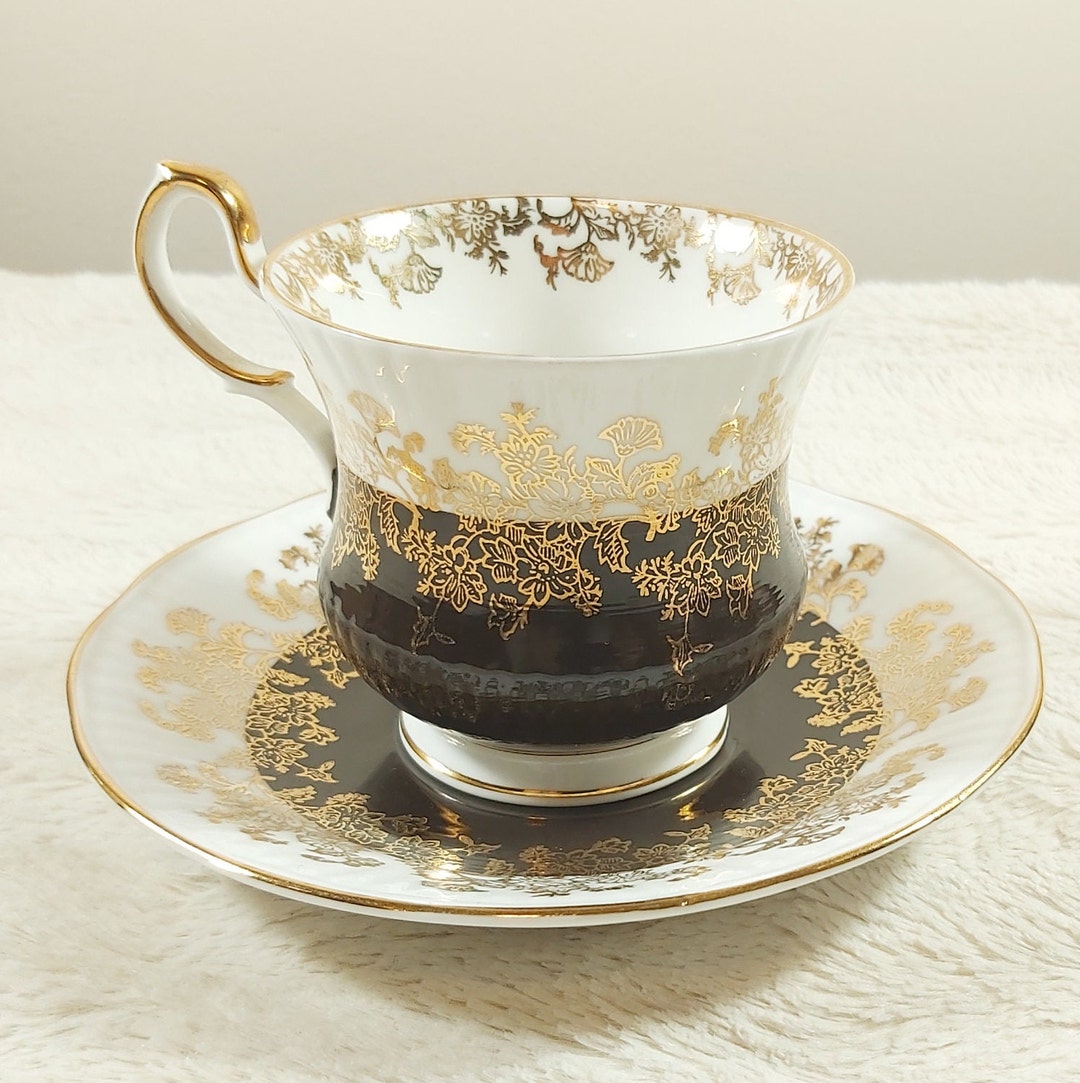 Rosina Queens China Tea Cup and Saucer English Fine Bone Etsy