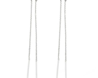 Double Piercing Circle Threader Earrings 50% OFF