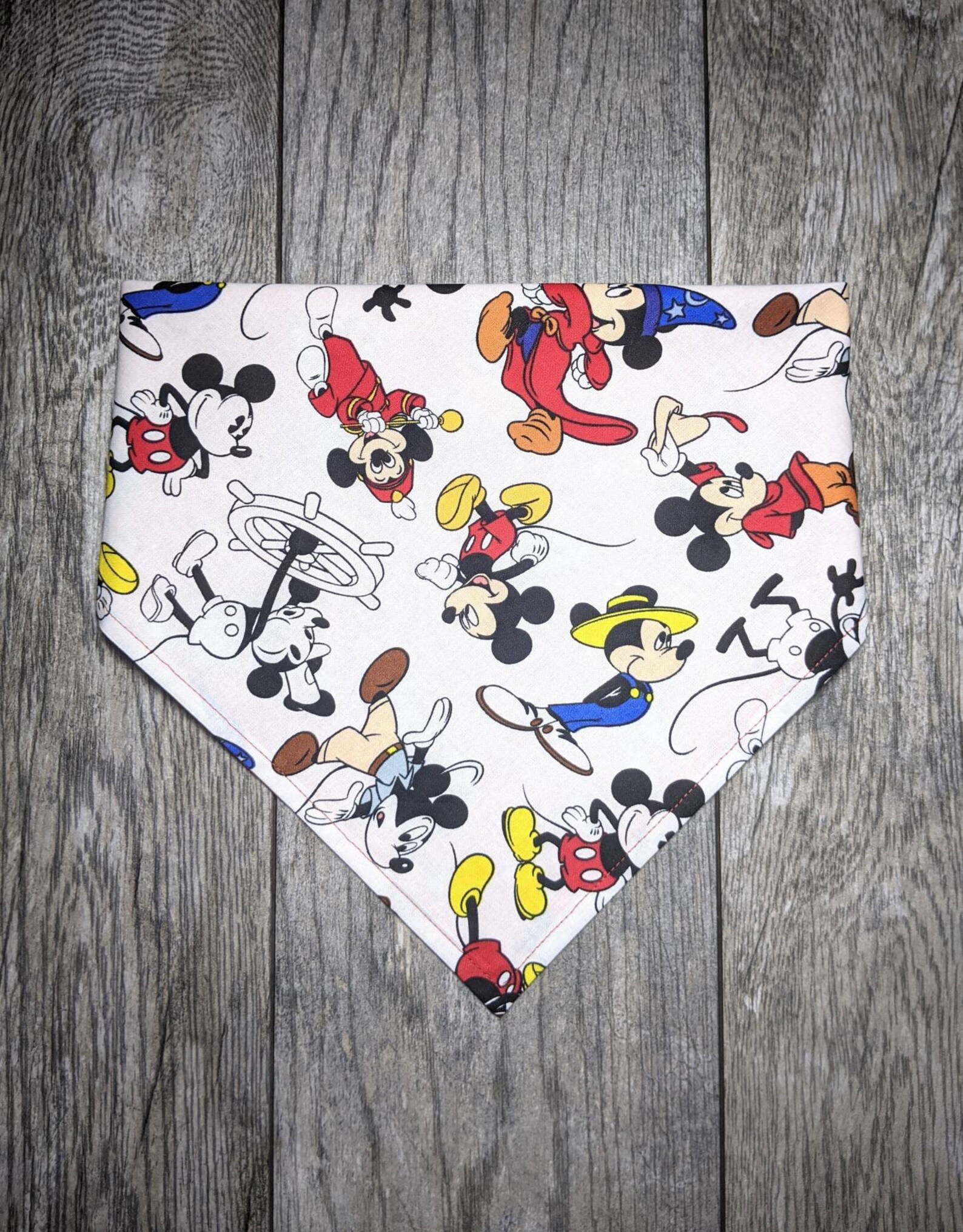 Mickey Disney Dog Bandana Etsy