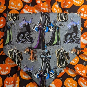 Disney Villains Dog Bandana - Ursula & the Evil Queen