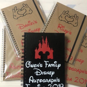 Personalised disney autograph book