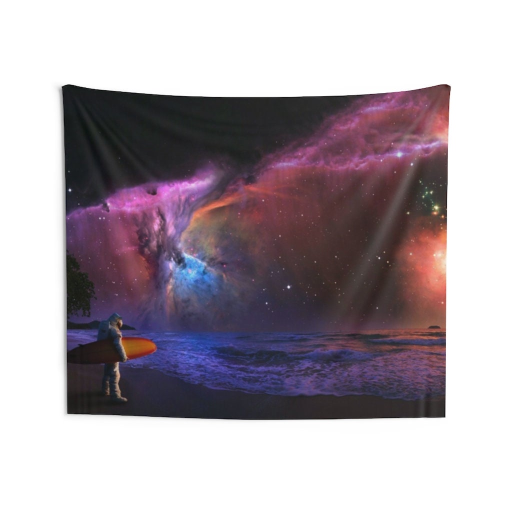 Galaxy Tapestry Astronaut Tapestry Boho Home Decor Hippie | Etsy