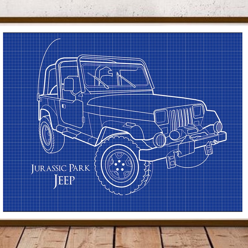 Jurassic Park Jeep - Etsy