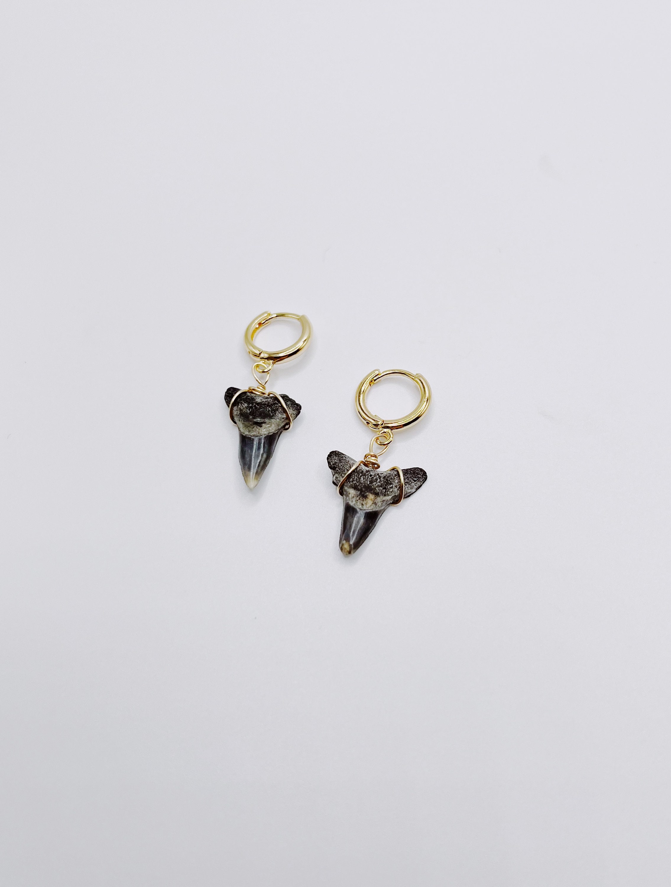 BTSシュガ着用★関税込★PORTRAIT REPORT★Shark Tooth Earring Baby Shark Tooth Stud Earrings – J&CO Jewellery