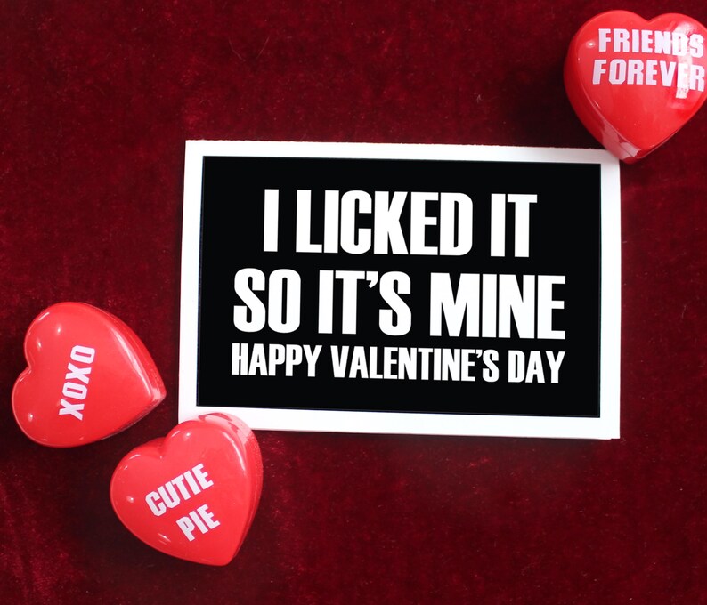 Printable Naughty Valentine's Card. It's Mine. Happy Valentines Day ...