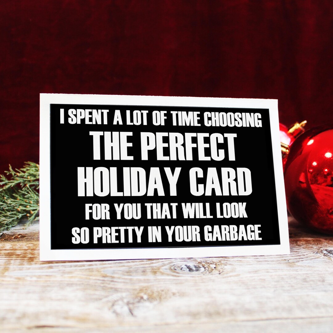 Funny Printable Christmas Card. the Perfect Holiday Card. Happy ...