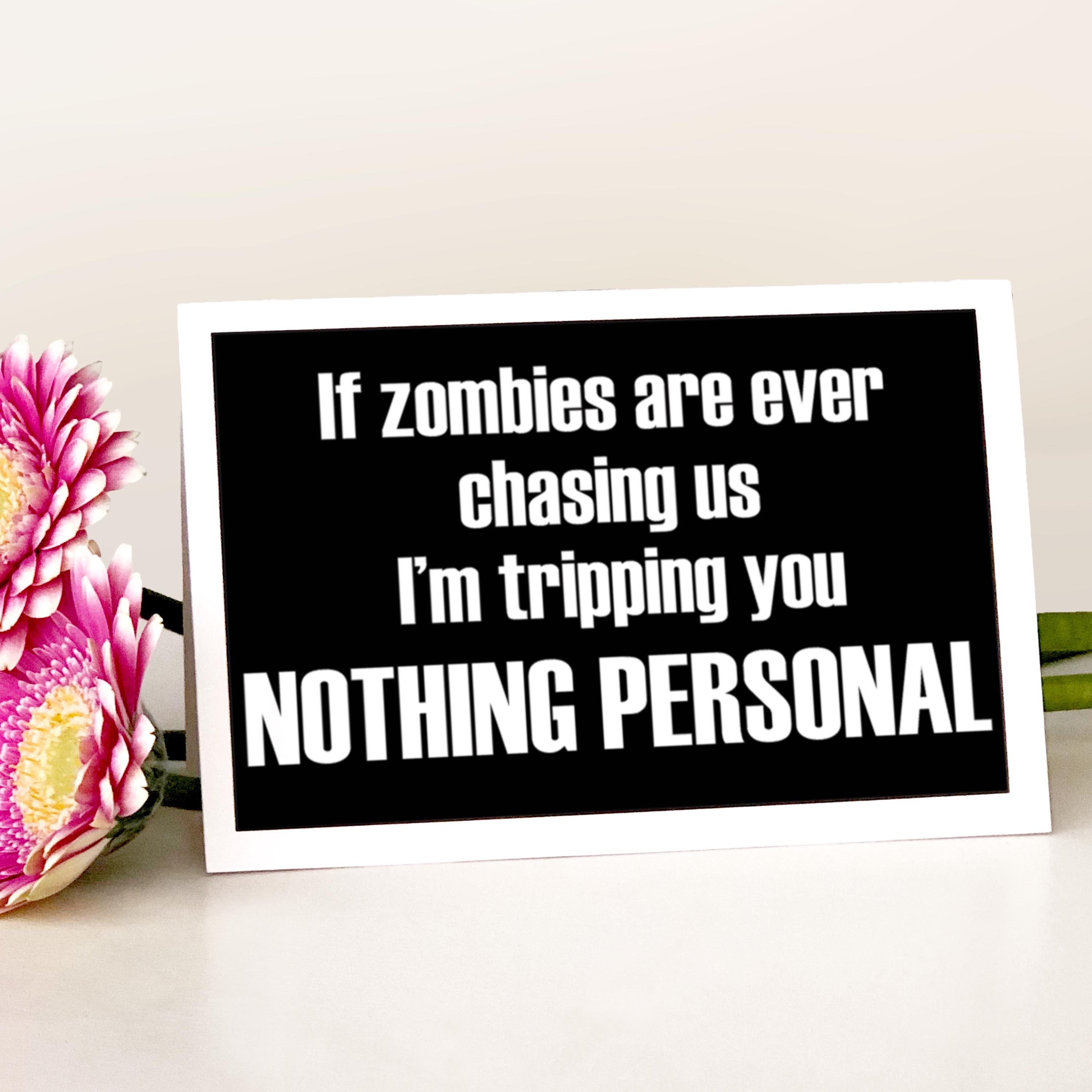 Printable Just Because Card. Nothing Personal. Funny - Etsy UK