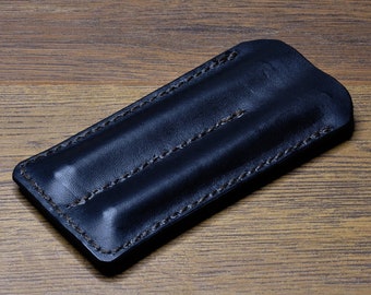 Stiftetasche, Leder, handgefertigt